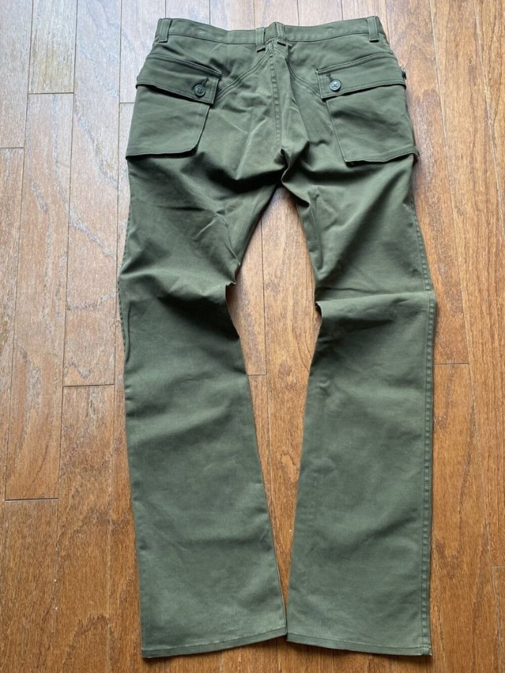 Hysteric Glamour Military Green Offset Wrap Pocketed Pants